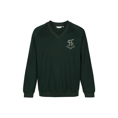 Sacred Heart V neck Sweatshirt Thumbnail