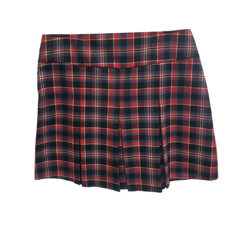 Tannochside Primary Drop Waist Tartan Skirt Thumbnail
