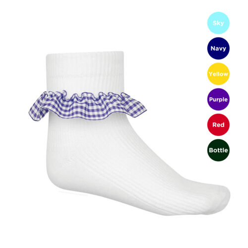 Gingham Socks - 3 Pairs Thumbnail