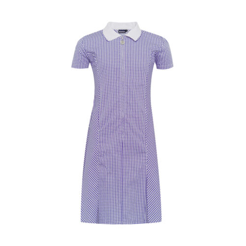 Zip-Front Gingham Summer Dress Thumbnail