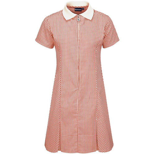 Zip-Front Gingham Summer Dress Thumbnail