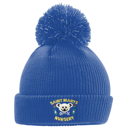 St Marys Nursery Bobble Hat Thumbnail