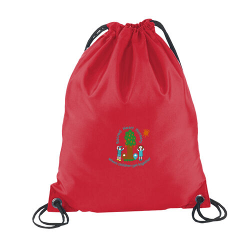 Sacred Heart Nursery Drawstring Bag Thumbnail